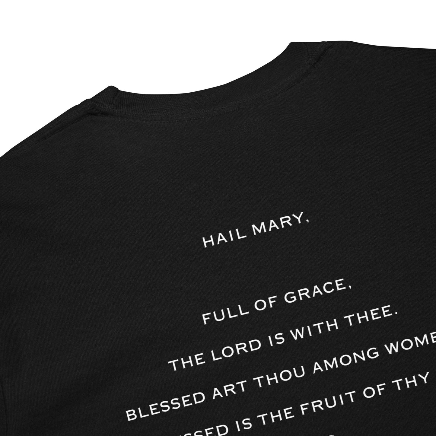 Bear Arms Rosary Long Sleeve Tee – Long-Sleeve Catholic T-Shirt