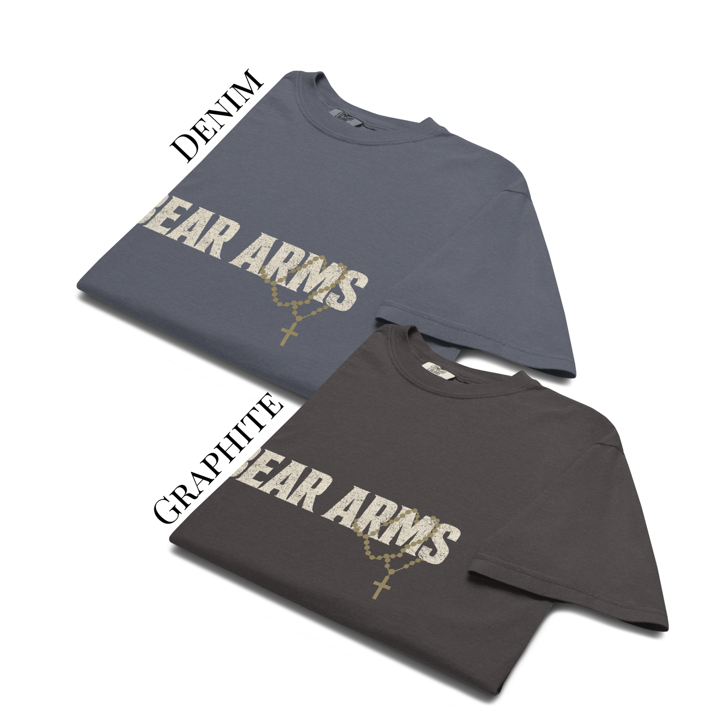 Bear Arms Rosary Tee – Catholic T-Shirt
