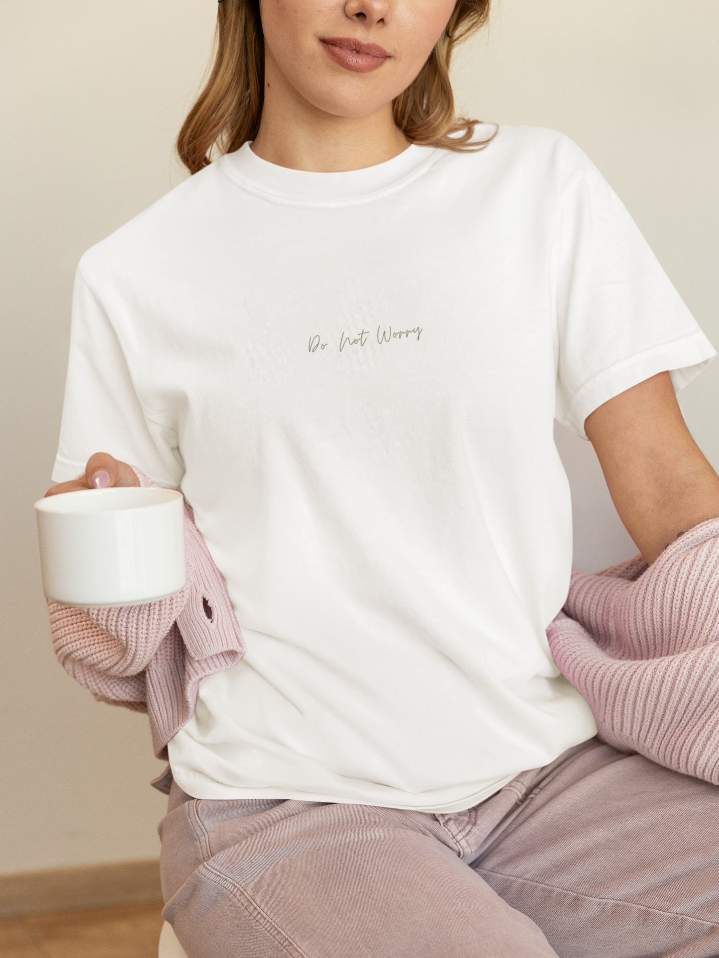 Consider the Lilies Embroidered Catholic Tee - Minimalist Christian Floral Shirt for Women Faith Gift for Her