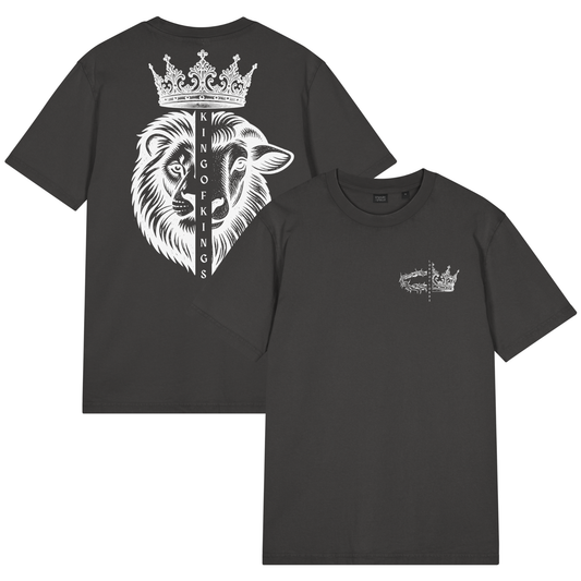 King of Kings Lion & Lamb - Boxy Fit Graphic Tee
